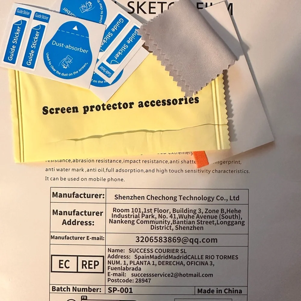 Purple Tri-Fold Tablet Cover with Matte Finish